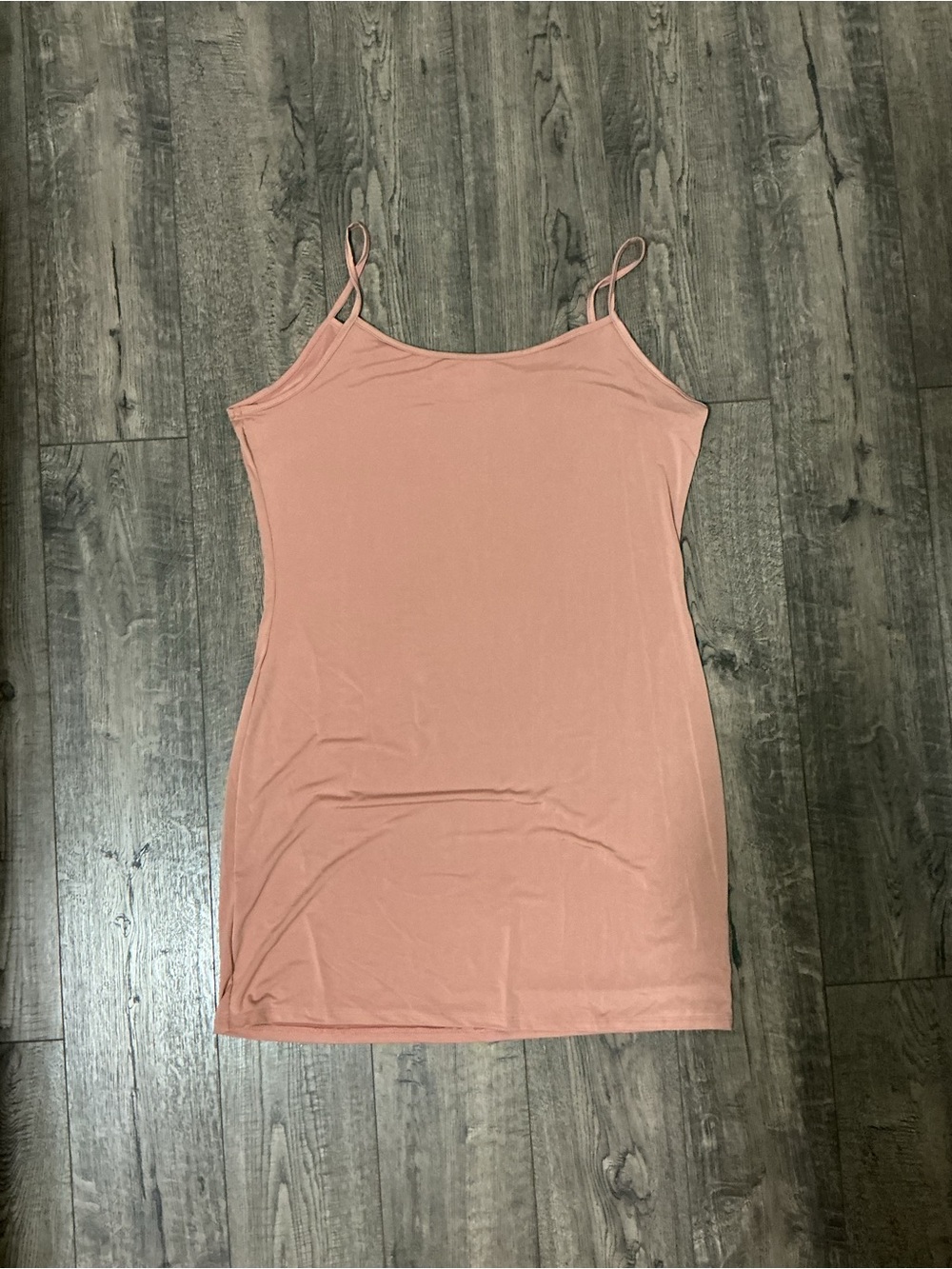 Blu Pepper Perch Slip Dress in Dusty Rose - Layering 1X